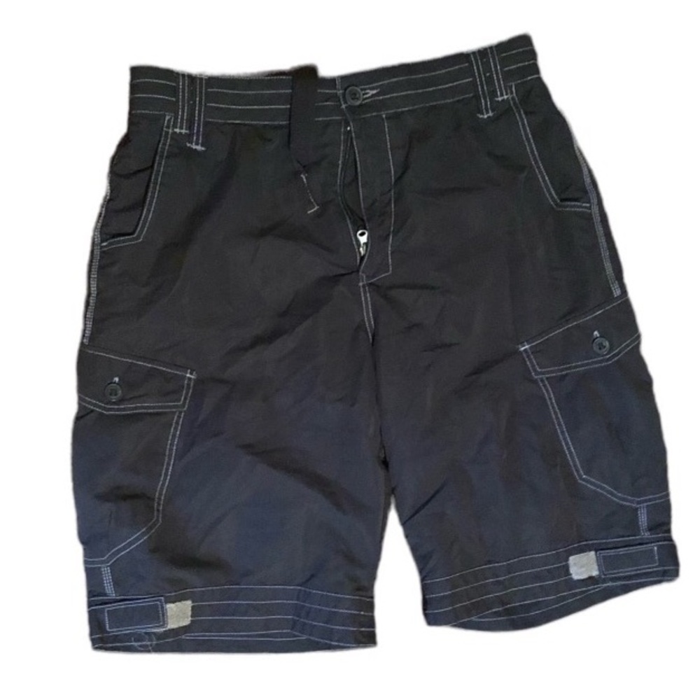 Mens PLUGG Black Swim Short. No liner. 34” waist